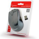 Gembird MUSW-101-W muis Kantoor Ambidextrous RF Draadloos Optisch 1200 DPI Zwart;Wit
