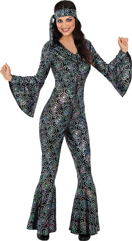 Funidelia Jaren 70 Disco Kostuum voor Vrouwen - XL - Goud