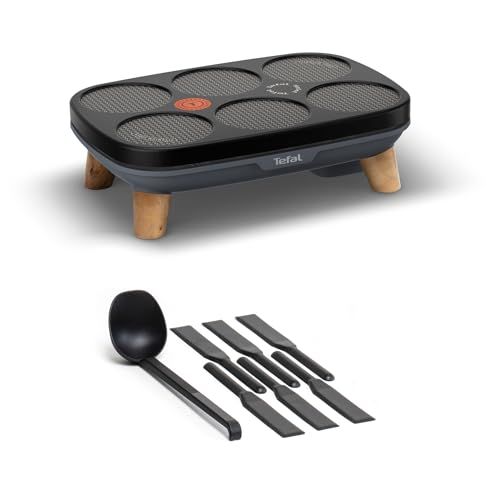 Tefal Gourmet Crêpier, 6 leningen, antiaanbaklaag PY901BF1