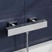 StarTech Thermostatische douchekraan - Douche- en badkraan - 38 °C veiligheidsvergrendeling - Bescherming tegen verbranding - Waterbesparend - Chroom - Aluminiumlegering