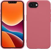 kwmobile telefoonhoesje geschikt voor Apple iPhone 17e / iPhone 16e - Hoesje voor smartphone - Back cover in donkerroze