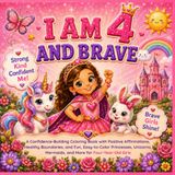 I Am 4 and Brave: A Confidence-Building Coloring Book