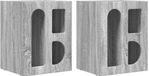 vidaXL - Table de chevet - ELST - 2 - pièce(s) - Gris - Sonoma - 40 - x - 35 - x - 50 - cm - Bois - transformé