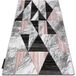 Rugsxs Tapis ALTER Nano Triangle Rose 140x190 cm