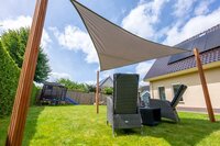 Wovar Schaduwdoek Waterdicht Driehoek 5x5x5m | Grijs