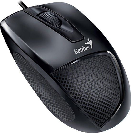 Genius DX-150X muis USB Type-A Optisch 1000 DPI Ambidextrous Zwart