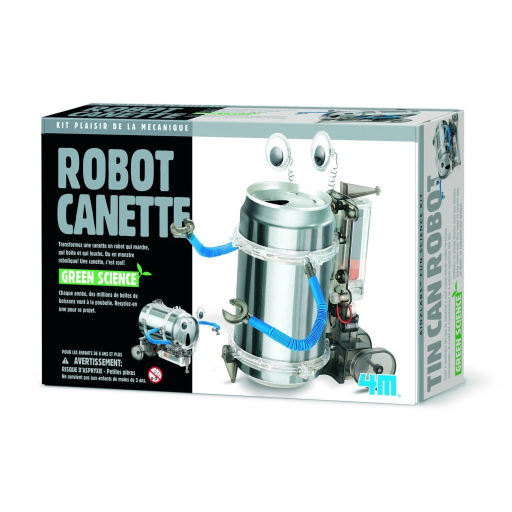 4M Fun Mechanics Kit: Tin Can Robot Franstalige Versie