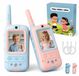 Icecat Talkie-walkie pour enfants - Bleu et rose - 3 à 12 ans - Rechargeable par USB-C