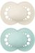 MAM Originele fopspeen in set van 2, van Skinsoft silicone met fopspeenhoes, 6-16 maanden, neutraal