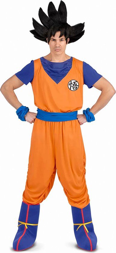 My Other Me Goku Dragon Ball Costume - Orange - Men's L