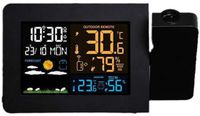 Merkloos Atoom Projectie Wekker met Weerstation