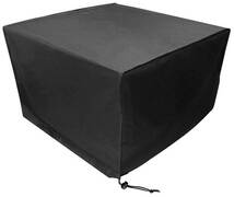 COVER UP HOC Beschermhoes Tuinmeubel 200x160x70 Zwart Loungeset