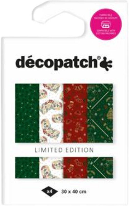 Decopatch Texture Decopatch Papier Vintage Kerst Limited Edition