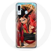 Samsung Galaxy A20e Luffy Gear 5 One Piece Manga Anime hoesje