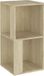 vidaXL Hoekkast 33x33x67 cm bewerkt hout sonoma eikenkleurig