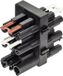 Wieland Gesis Klassieke Schakelaarmodule 20A 3P 1I-4O 250V - 92.030.0353.1 - E3SNP