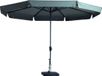 Madison Parasol Syros Rond - 350cm - Grijs