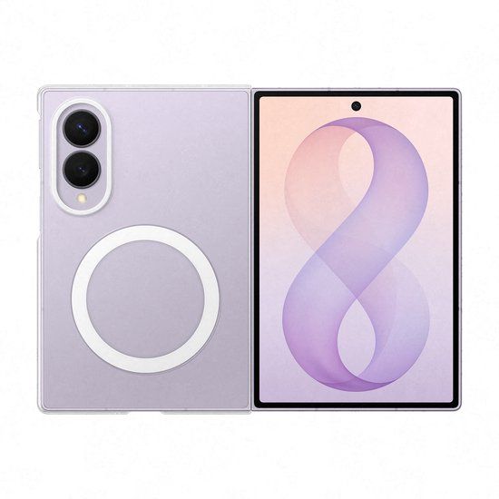 Samsung Galaxy Z Fold8 Hoesje - Clear Magnet Case - Transparant