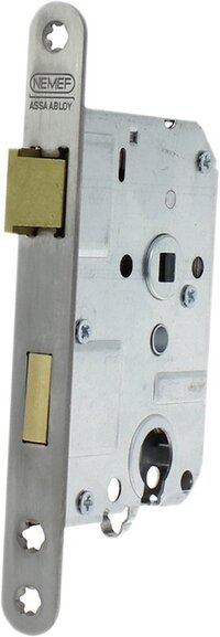 Nemef Cilinder Deurslot 1269/17-50 - RVS - Grijs