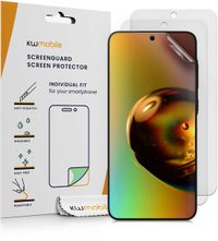 kwmobile Set of 3 Screen Protectors Compatible with Samsung Galaxy A27 5G - Anti-Glare Anti-Fingerprint Display Films - Matte