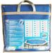 Ubbink Couverture de jacuzzi pour piscine en bois - Rectangulaire 250x450 - Bleu - 400 micron