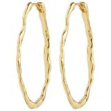 PILGRIM gold plated oorbellen Timber