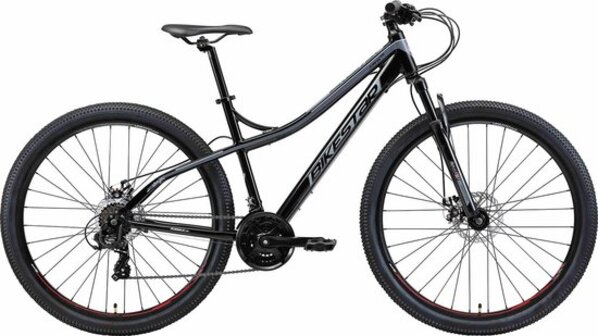 Bikestar 29 inch Hardtail Alu MTB - 21 speed - zwart/grijs
