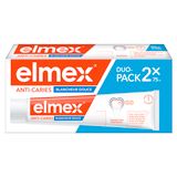 Elmex, Dentifrice Dents Sensibles, Anti-Caries Blancheur Douce, 2 x 75 ml