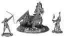 D&D Holmes Box-set: Figurines miniatures métalliques, 3 pièces, vintage, acrylique