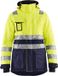 Blaklader Dames winterparka High Vis 4472-1987 - High Vis Geel/Marineblauw - S