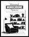 Minimal Monochrome Spaces: Simple Interiors to Color for Stress Relief and Mindfulness