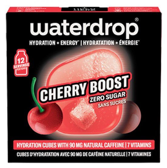 Waterdrop Microdrink Boost Suikervrij 12 Porties Kers