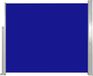 vidaXL - Pare-vent - rétractable - 117x314 cm - Bleu