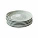LOBERON Assiette à dessert set van 6 Braganza vert