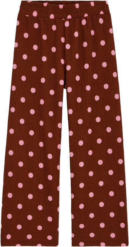 WE Fashion Meisjes wide leg broek met streep