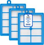 DEGG® 3x HEPA filter H13 geschikt voor Philips, Electrolux, AEG en Tornado