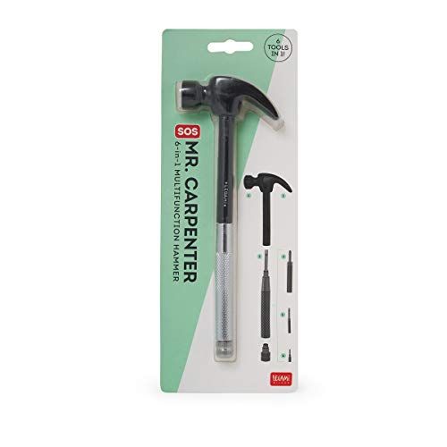 LEGAMI HAMM0001 multifunctionele hamer 6-in-1, zwart