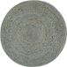 Pouf fait main vert olive 45 X 30 cm Jute