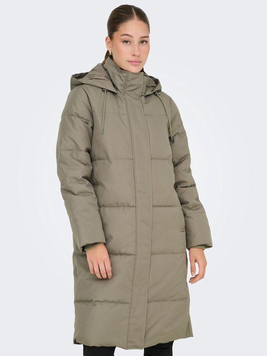 ONLY ONLIRENE PUFFER COAT LIFE OTW NOOS - Women's Puffer Coat - Walnut - Size M - Winter 2024