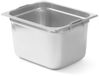 Hendi Gastronorm container, met handgrepen, roestvast staal, GN 1/2, 12,5 liter, H 20 cm