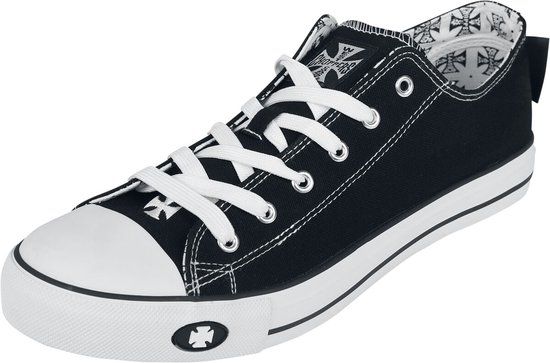 West Coast Choppers Low-Top Warrior Sneakers zwart Textiel