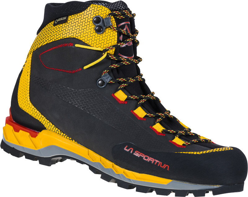 La Sportiva Trango Tech Leather GTX Schoenen Heren, black/yellow 2020 EU 46 Trekking- & Wandelschoenen