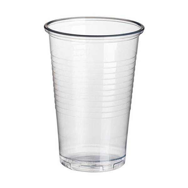 PAPSTAR PP kunststof beker 0,4 liter transparant 16132