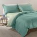 OEM Ensemble de draps pour lit king size, 100% coton, deux couleurs, vert