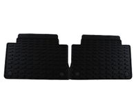 Audi 4L0061511041 Rubberen vloermatten achter zwart Q7 2 stuks