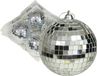 Othmar Decorations Discobal kerstballen - 8 pièces - argent - 8 cm - plastique