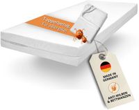 Sleepling 180 x 200 Topperhoes Evolon Encasing | allergievriendelijke Matrasbeschermhoes van polyester | Allergie- & anti-mijt bescherming | matrassen tot 6 cm | wasbaar op 95 graden | Made in Germany | wit
