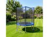 SPORTNOW Trampoline d'extérieur Trampoline de jardin Enfants et adultes 6 poteaux au sol Charge 80kg 36 ressorts Ø183cm Bleu