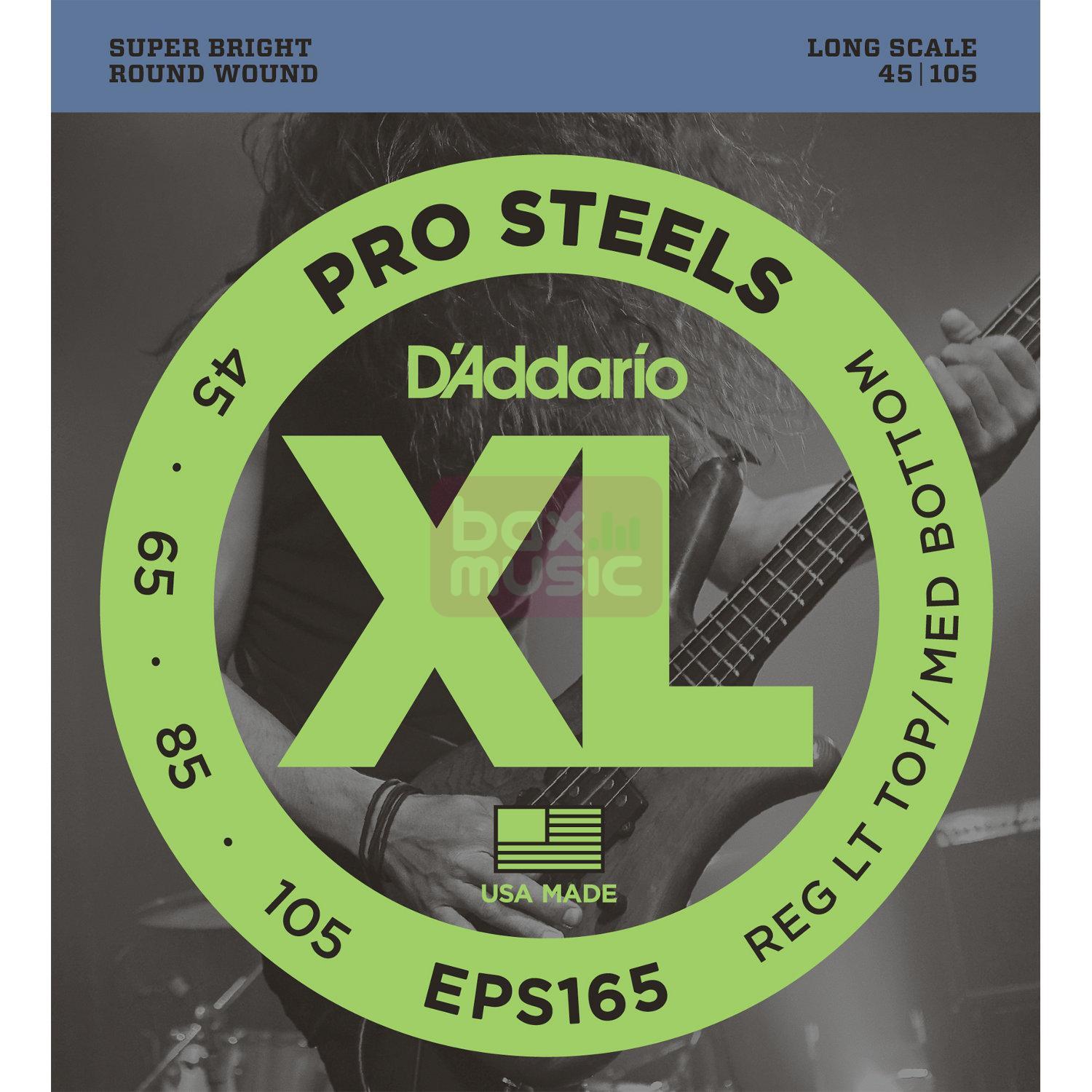 D'ADDARIO Daddario EPS165 snarenset voor elektrische basgitaar