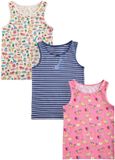 Next - Meisjes - Set van 3 hemdjes met print - Roze